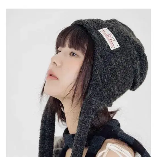 무음 비글 비니 Beagle Beanie (Charcoal)