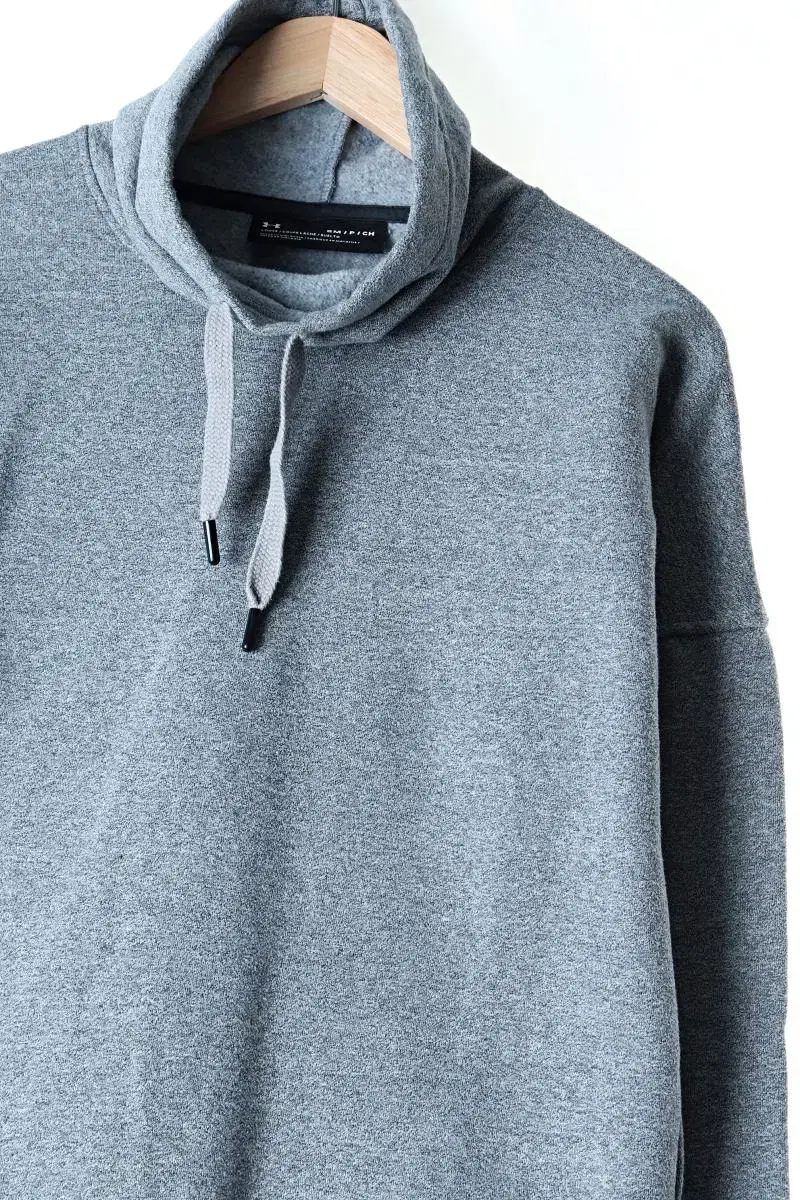 (S) Under Armour Barely-there T-Shirt Gray Hooded Old School-A6C0