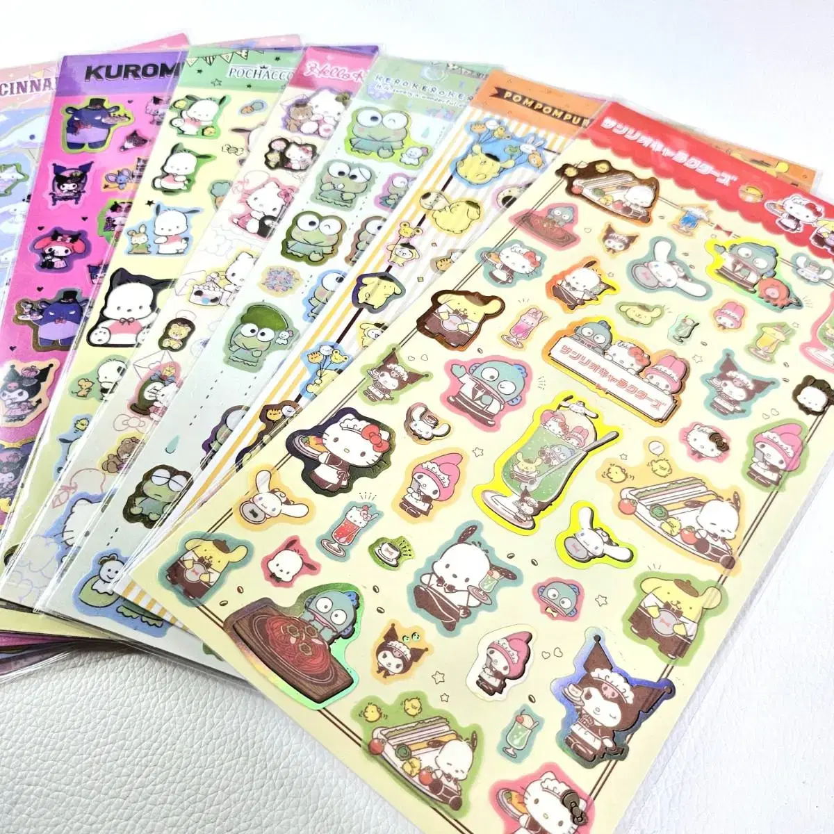 Sanrio Gold Foil Sticker, Sanrio Stickers, Sanrio