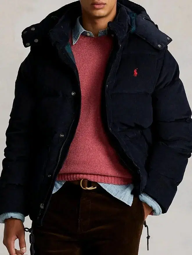 Polo Ralph Lauren corduroy puffer & vest hybrid new