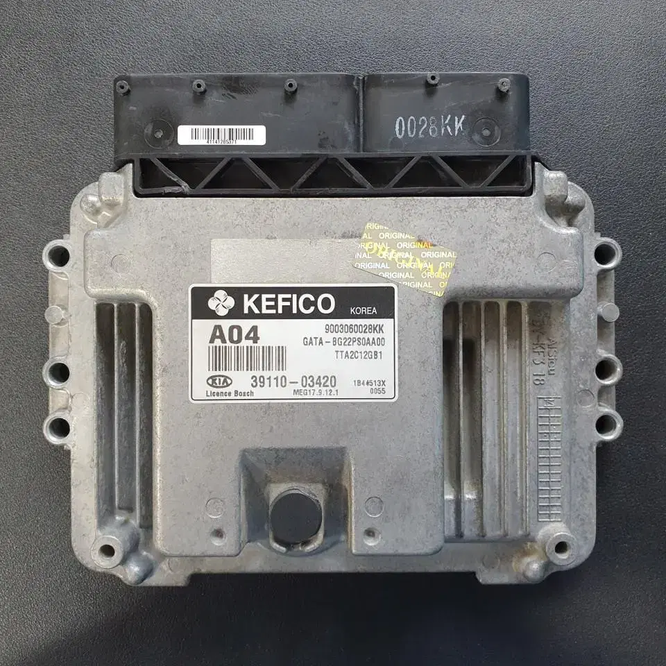 올뉴모닝 ECU 1.2L (국내생산) 39110-03420 재제조 상품