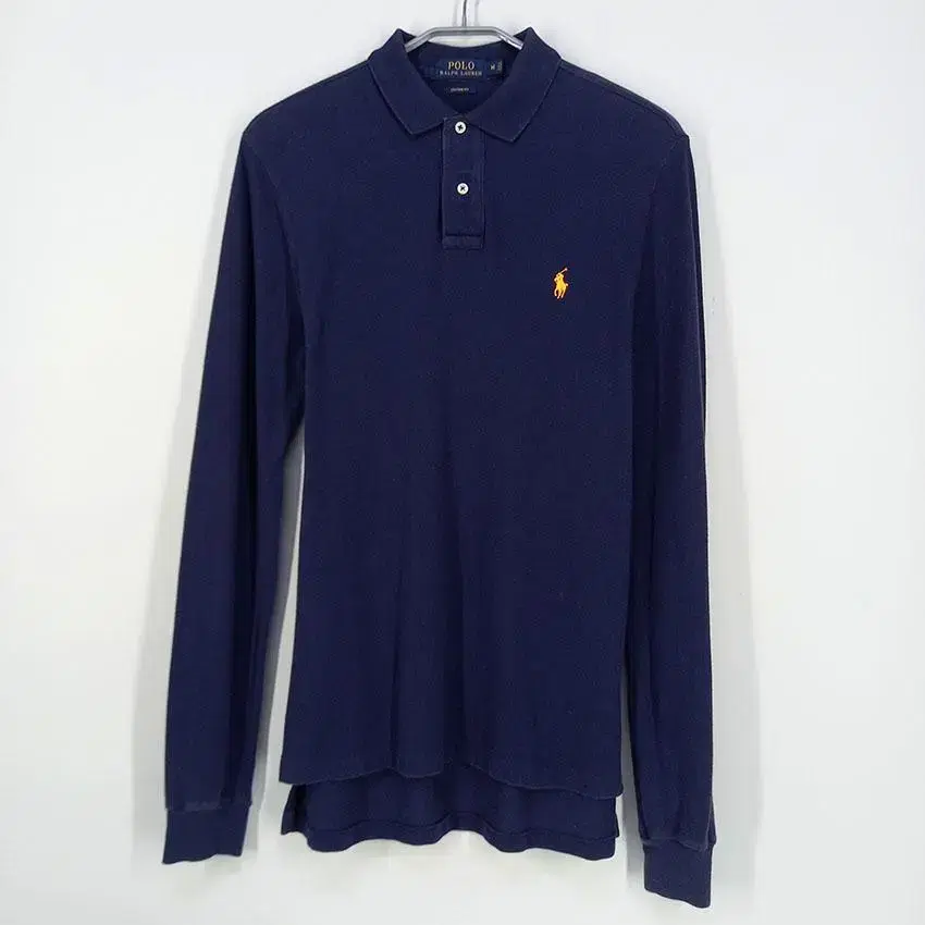 Polo Ralph Lauren Men's Holes Embroidered Custom Fit Karate Navy M (HU17882)