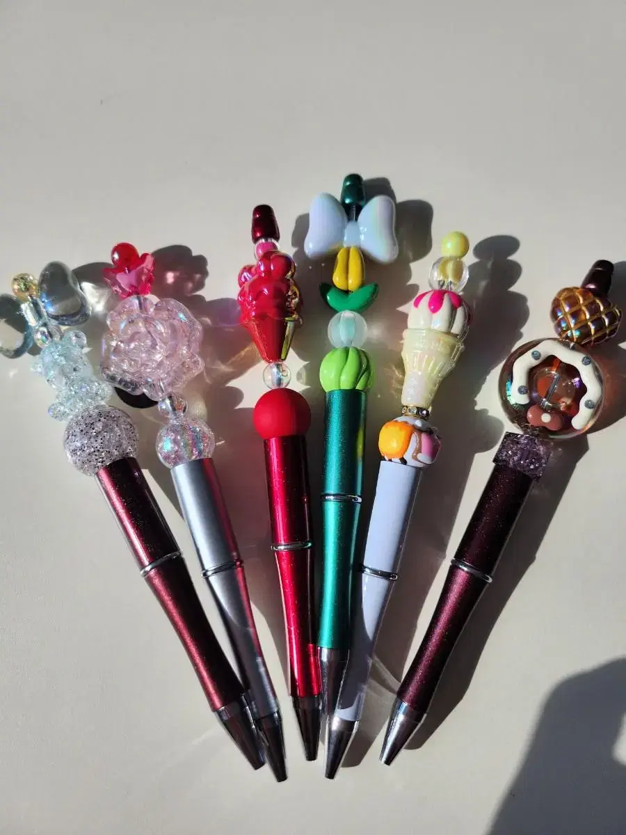 Handmade beaded ballpoint pens ($5 each)