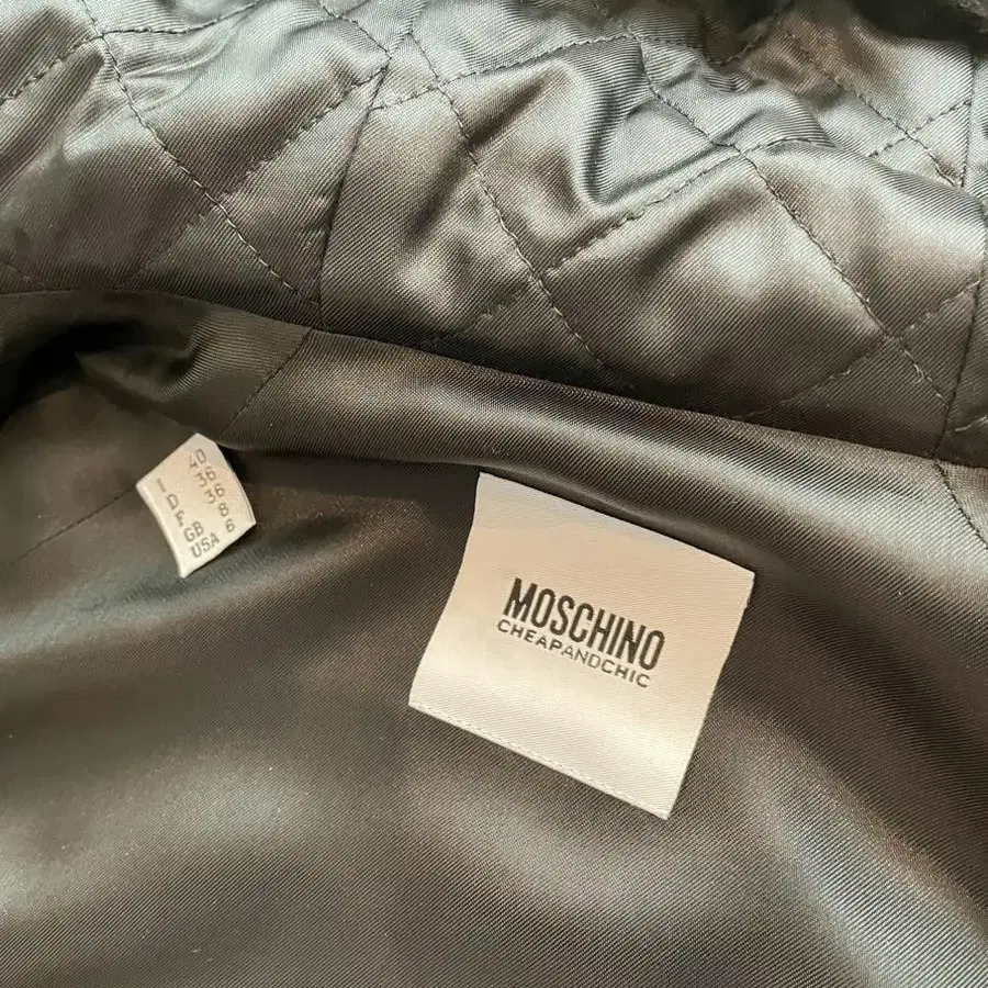 모스치노 MOSCHINO 후드 아우터 자켓 코트