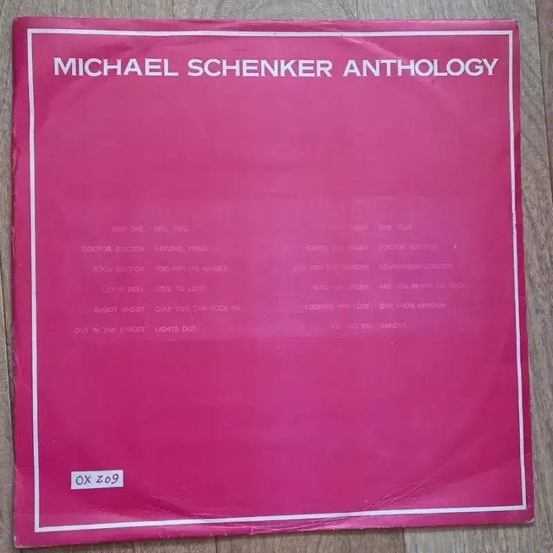 Michael schenker ufo eric 2lp 빽판