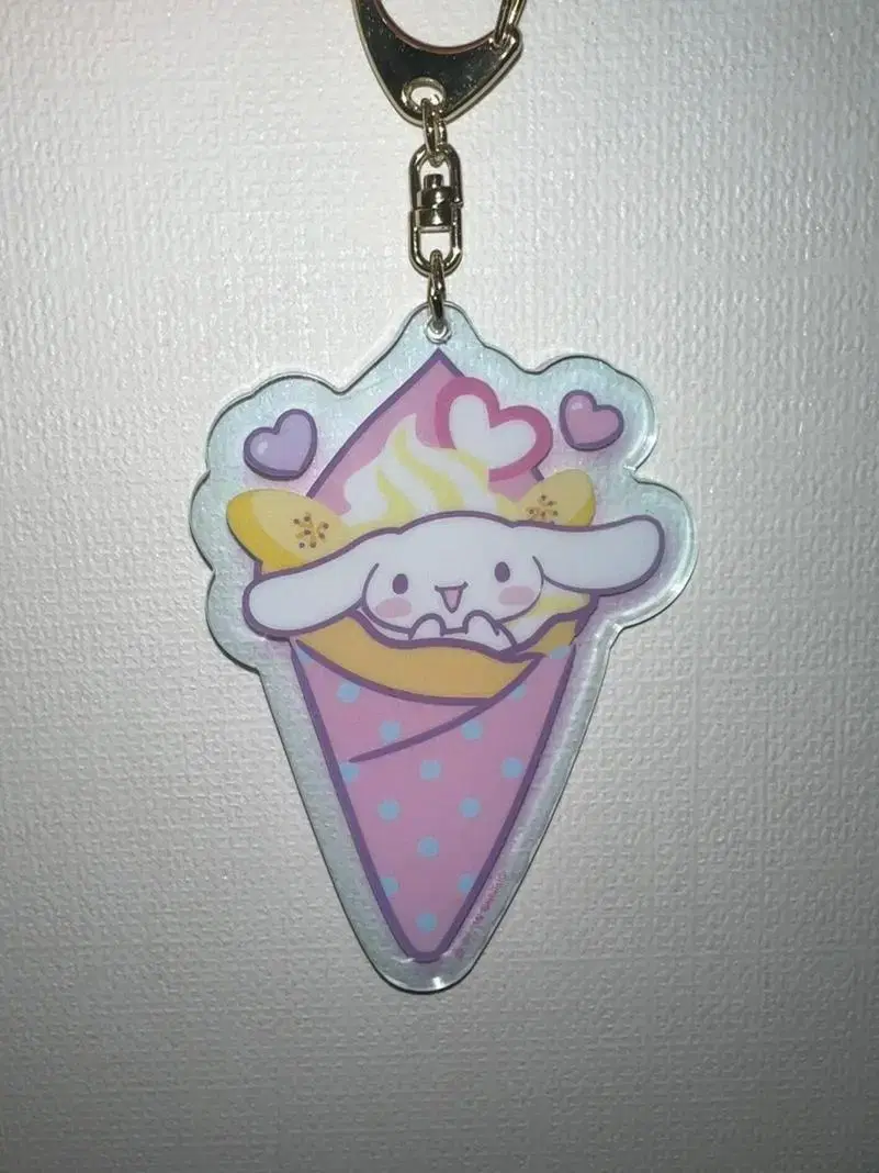 San Rio Cinnamon Roll Crepes acrylic keyring