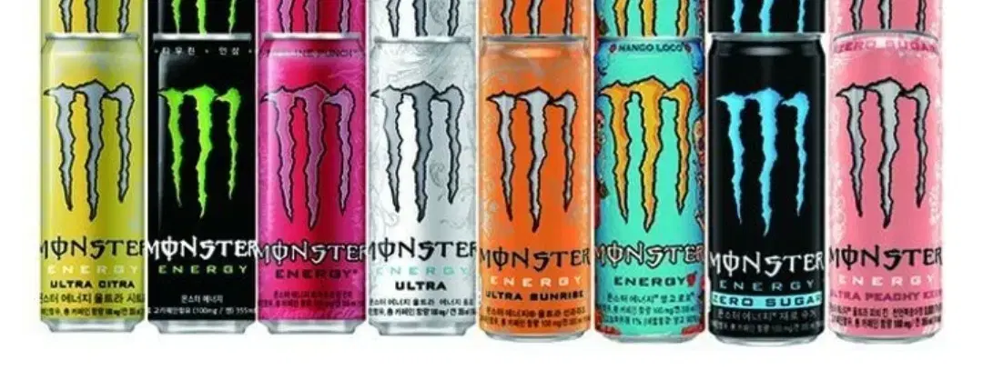 Energy Drink Monster Energy 24 Cans 1 Box of 8 Types