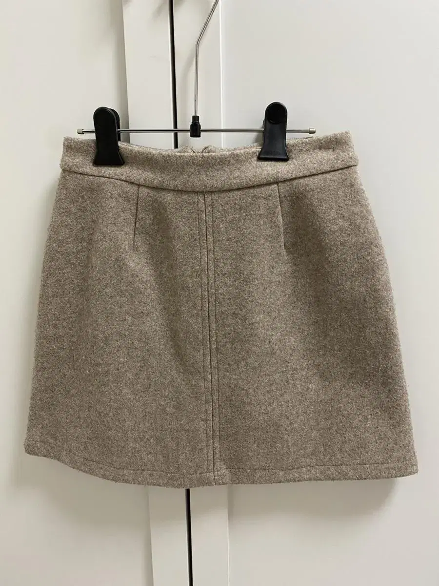 wool mini skirt