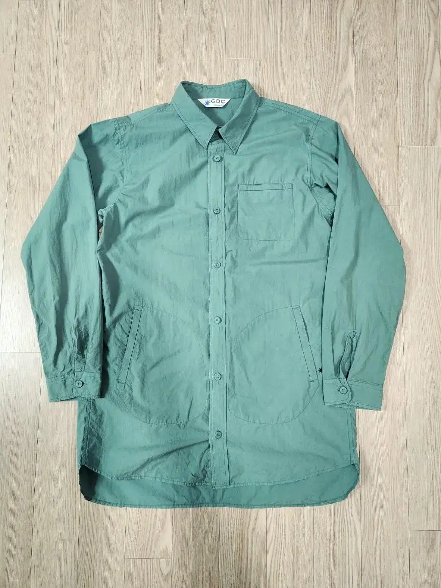 GDC JAPAN Khaki One-Wash Overfit Shirt Jacket