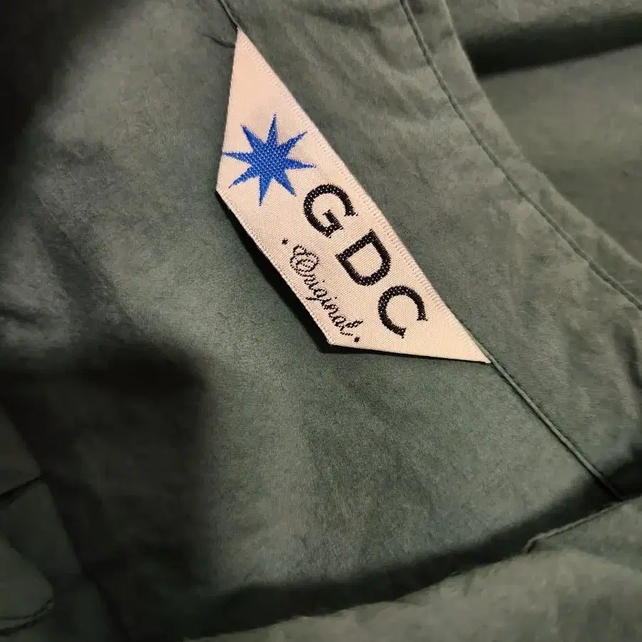 GDC JAPAN 카키 원워싱 오버핏 셔츠 재킷