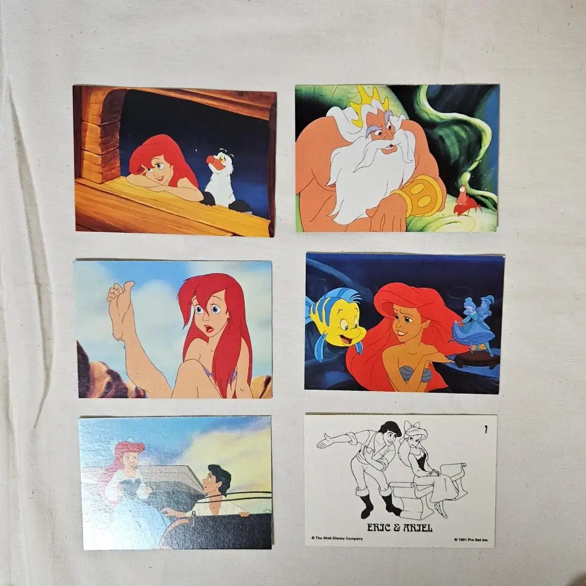 [Genuine] Disney Little Mermaid Photo Card