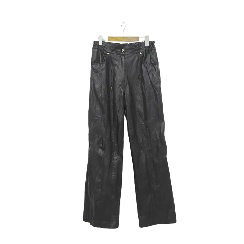 Sale) Cost 50,000 won/High-quality wrinkle-free black string-cut pants