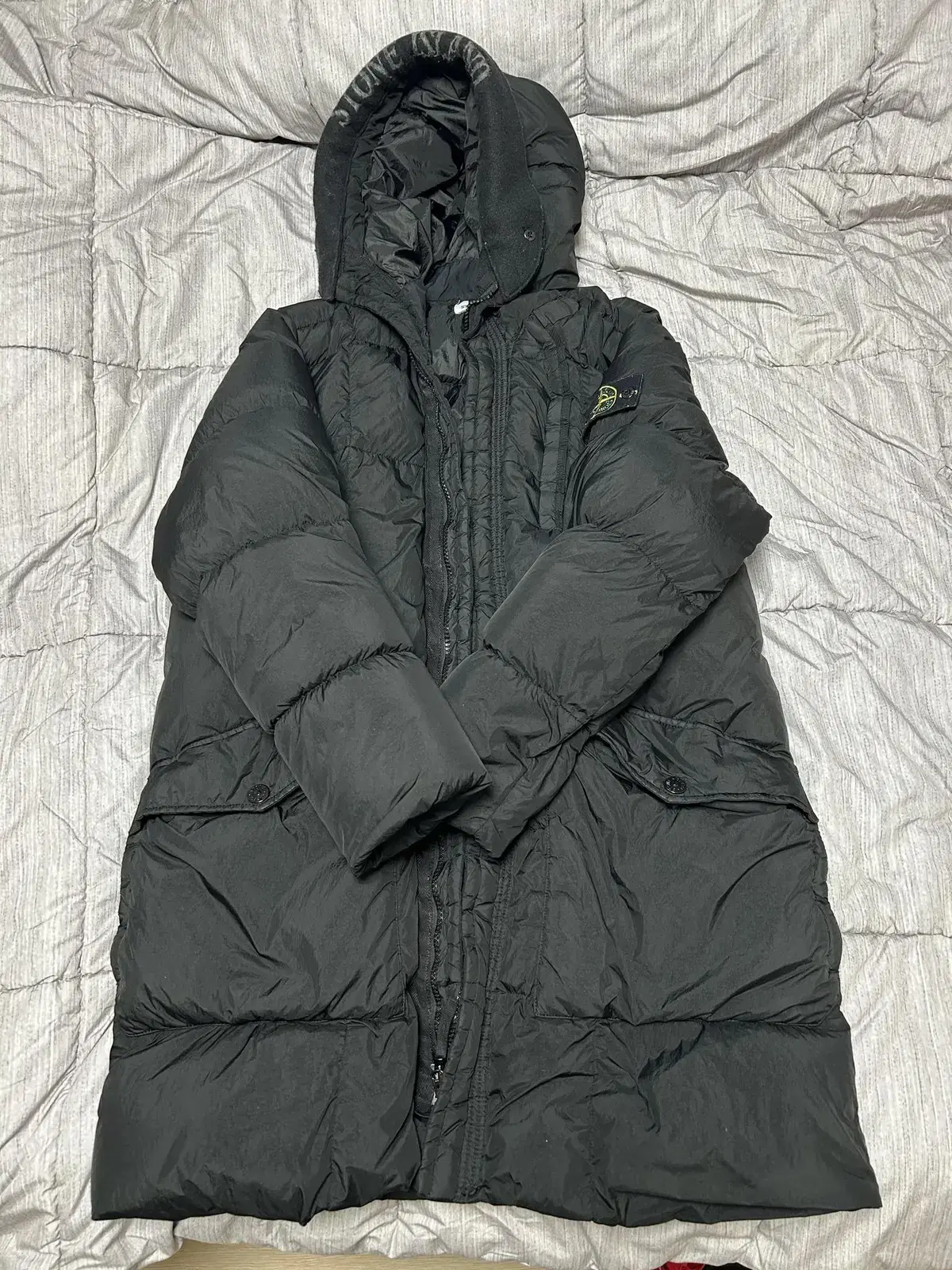 [Rapid Sale]Stone Island 18FW Crinkle Labs L BlackHandtabs