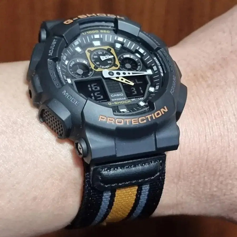 지샥 G-SHOCK GA-100MC 밀리터리 크로스 스트랩시계