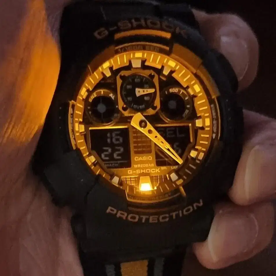 지샥 G-SHOCK GA-100MC 밀리터리 크로스 스트랩시계