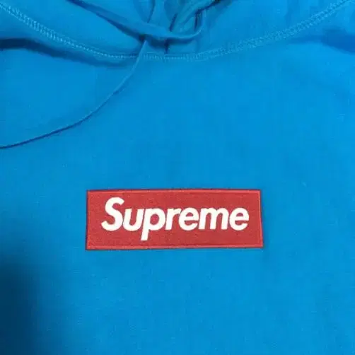 UNHS Supreme box logo hoodie (TEAL)