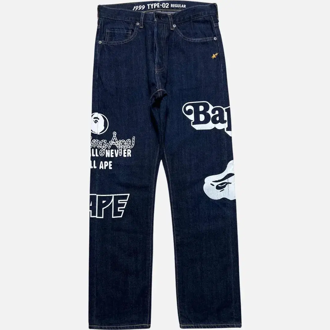 Vape Multi Logo Denim Pants #베이프,#bape,#청바지 on Bunjang Global Site