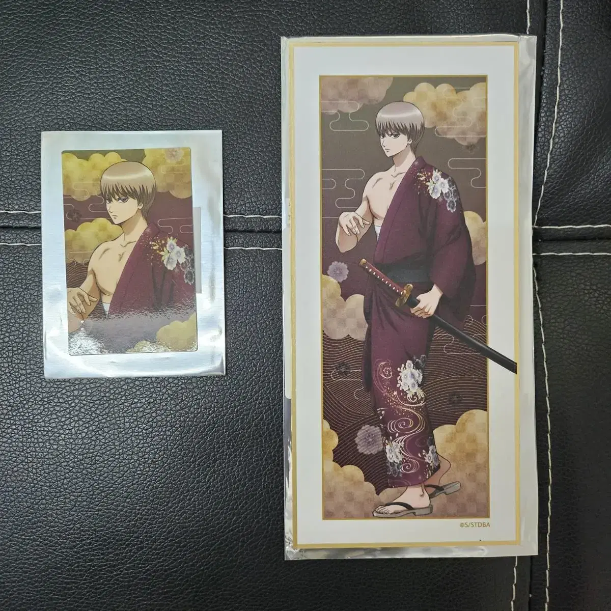 Gintama Okita Stand Colored Paper Card Stickers Exposed Ver. in Bulk