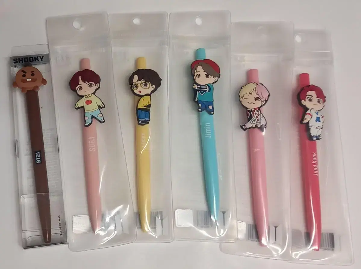 Bulk of 6 Bangtan Titan Gel Pens