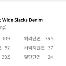 비긴202 원턱 와이드 슬렉스 데님  /2long