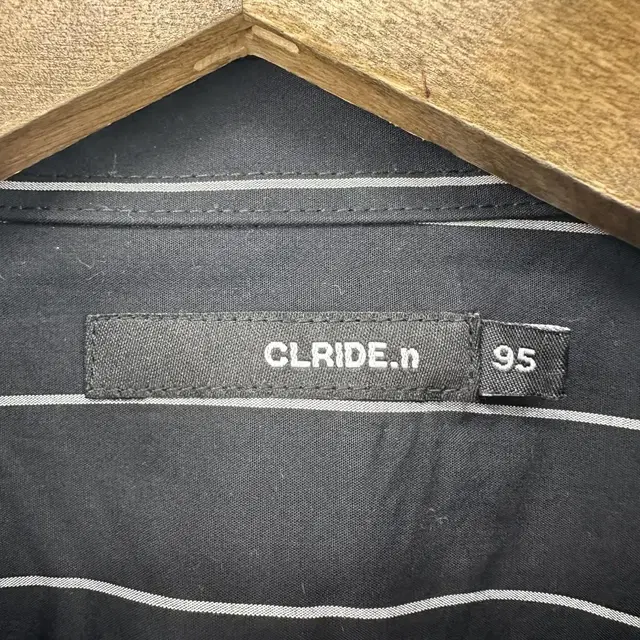 CLRIDE.n 스트라이프 셔츠 남방 (95 size / BLACK)