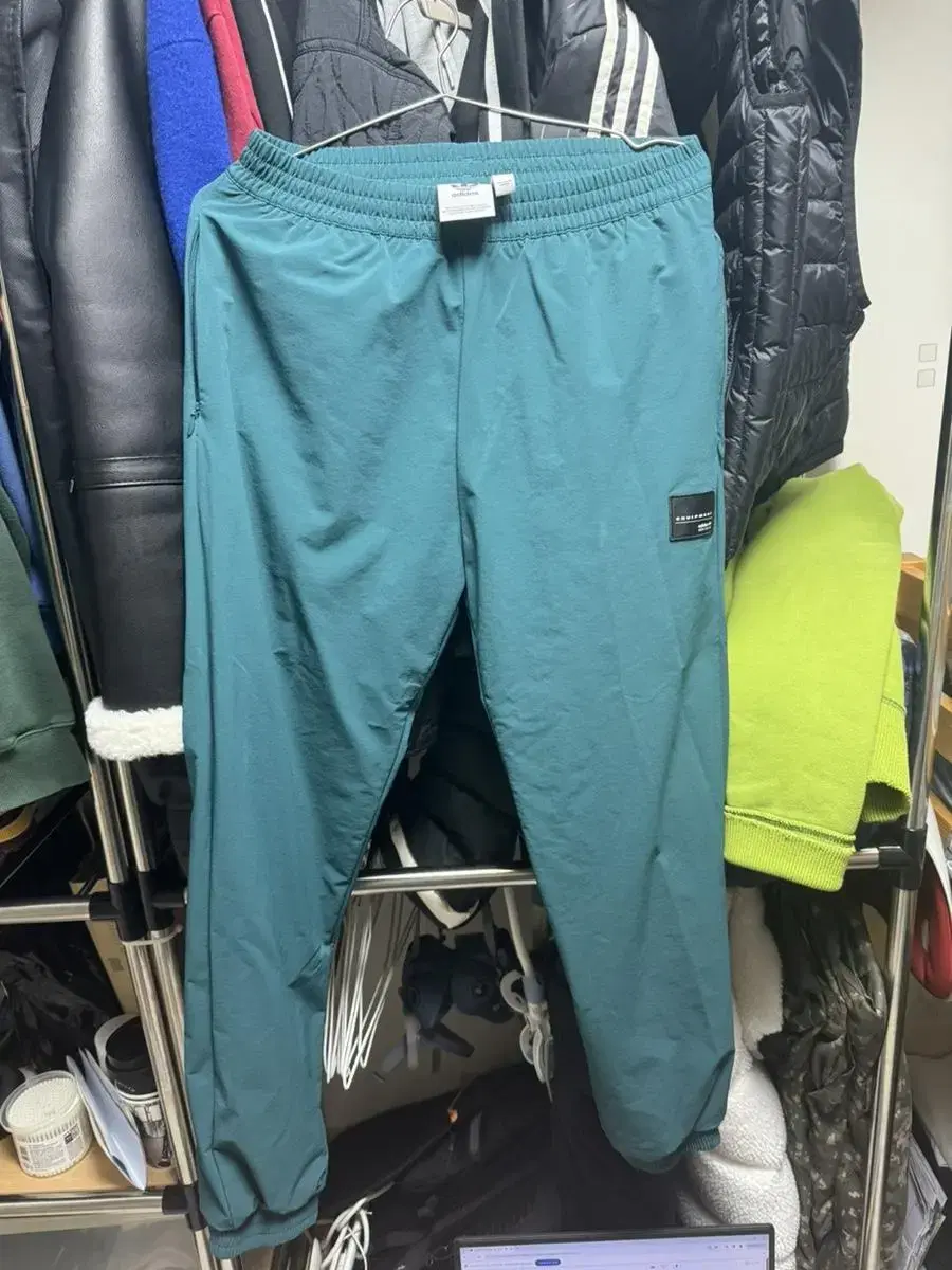 adidas Equation Anorak Turquoise Jogger Pants S