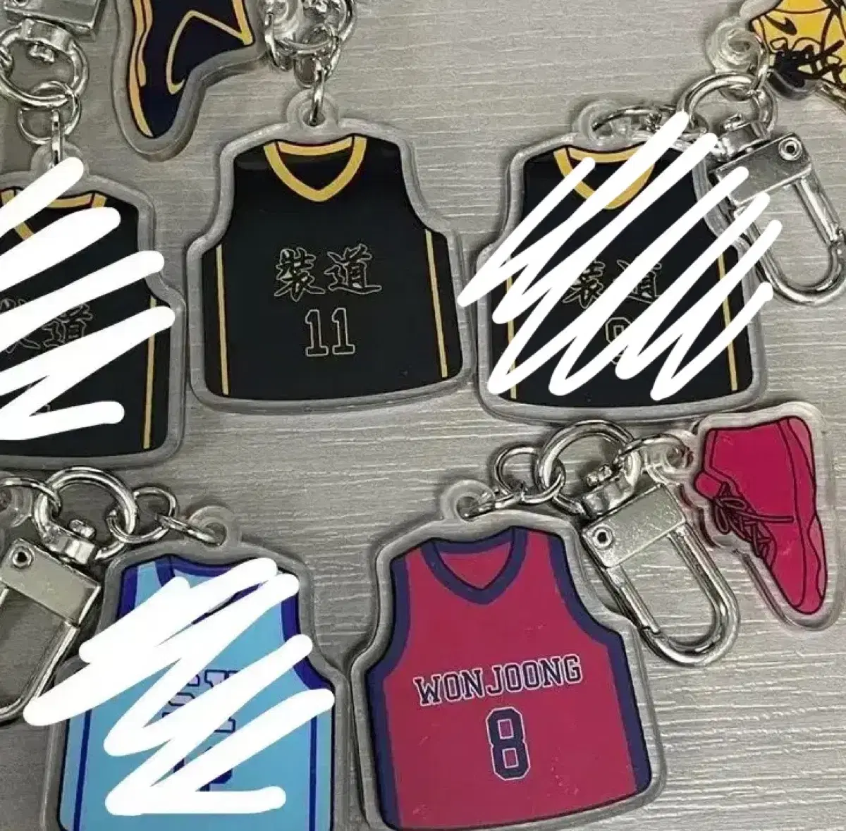 Bulk) Garbage Time Uniform acrylic keyring Im Seung Dae Park Kyo Jin WTS