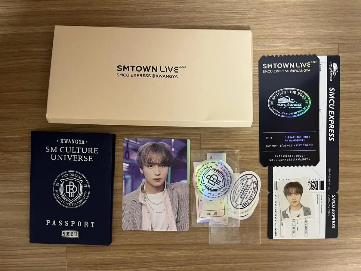 kwangya passport set nct haechan haechan passport