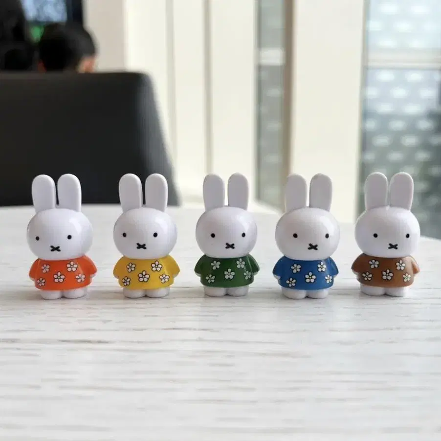 [새상품]일본 miffy 미피 플라워 피규어 5인방 3