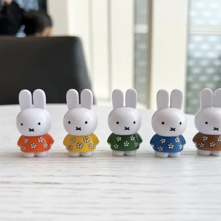 [새상품]일본 miffy 미피 플라워 피규어 5인방 3