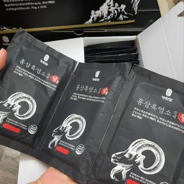 선물용 굿!! 홍삼 흑염소진액 담 70ml x 30포