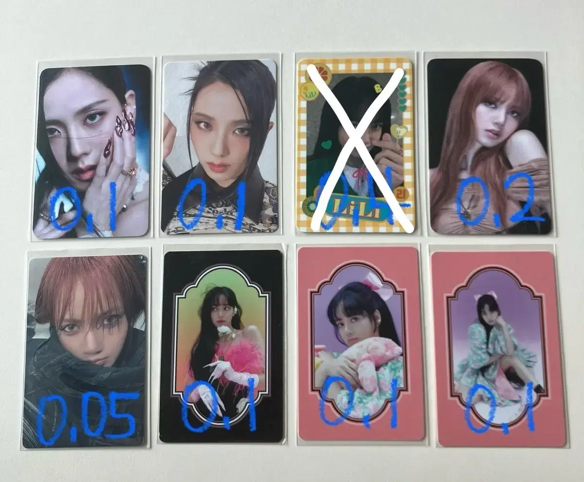 Black Pink jisoo lisa photocard WTS