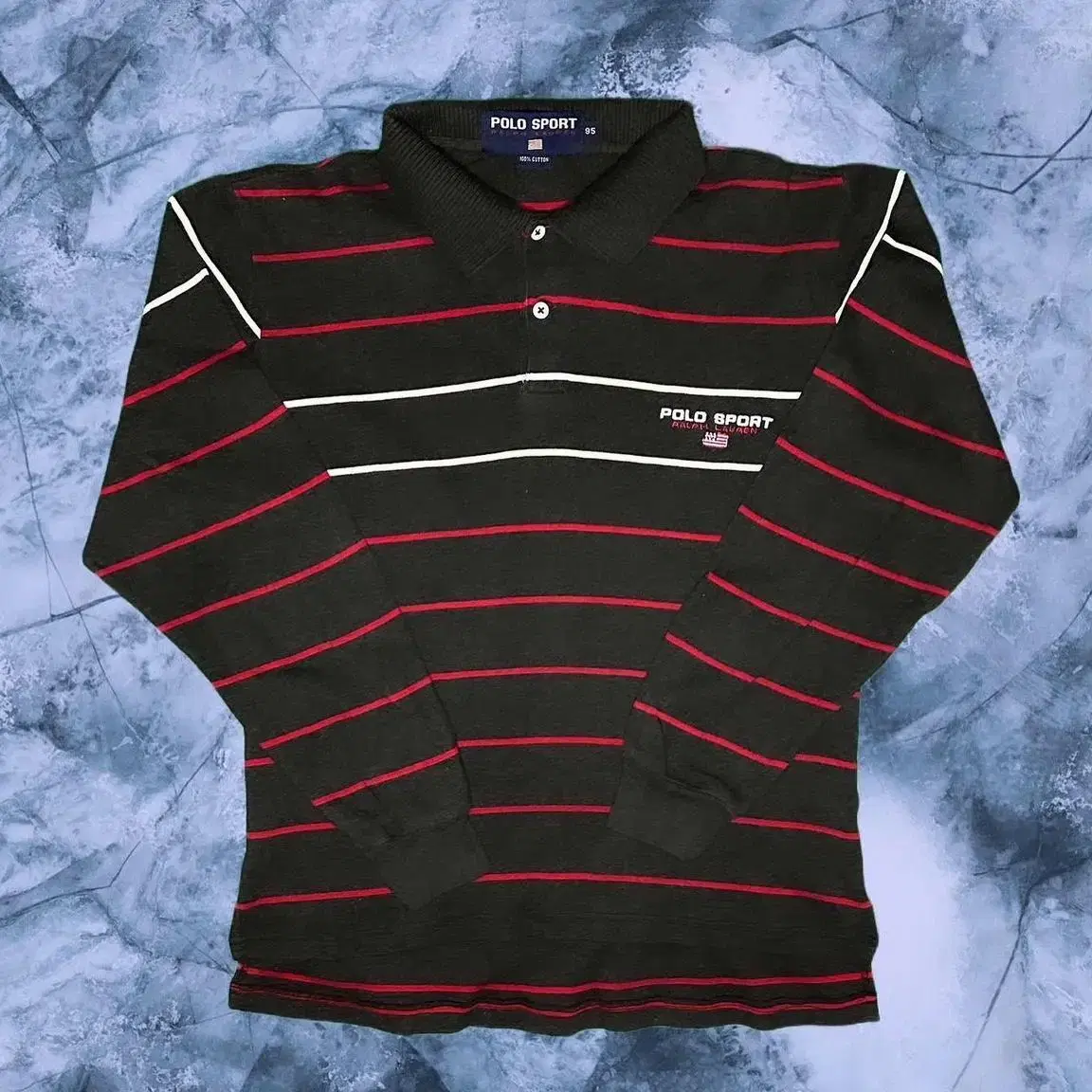 [POLO SPORTS]90s 폴로스포츠 카라 롱슬리브셔츠