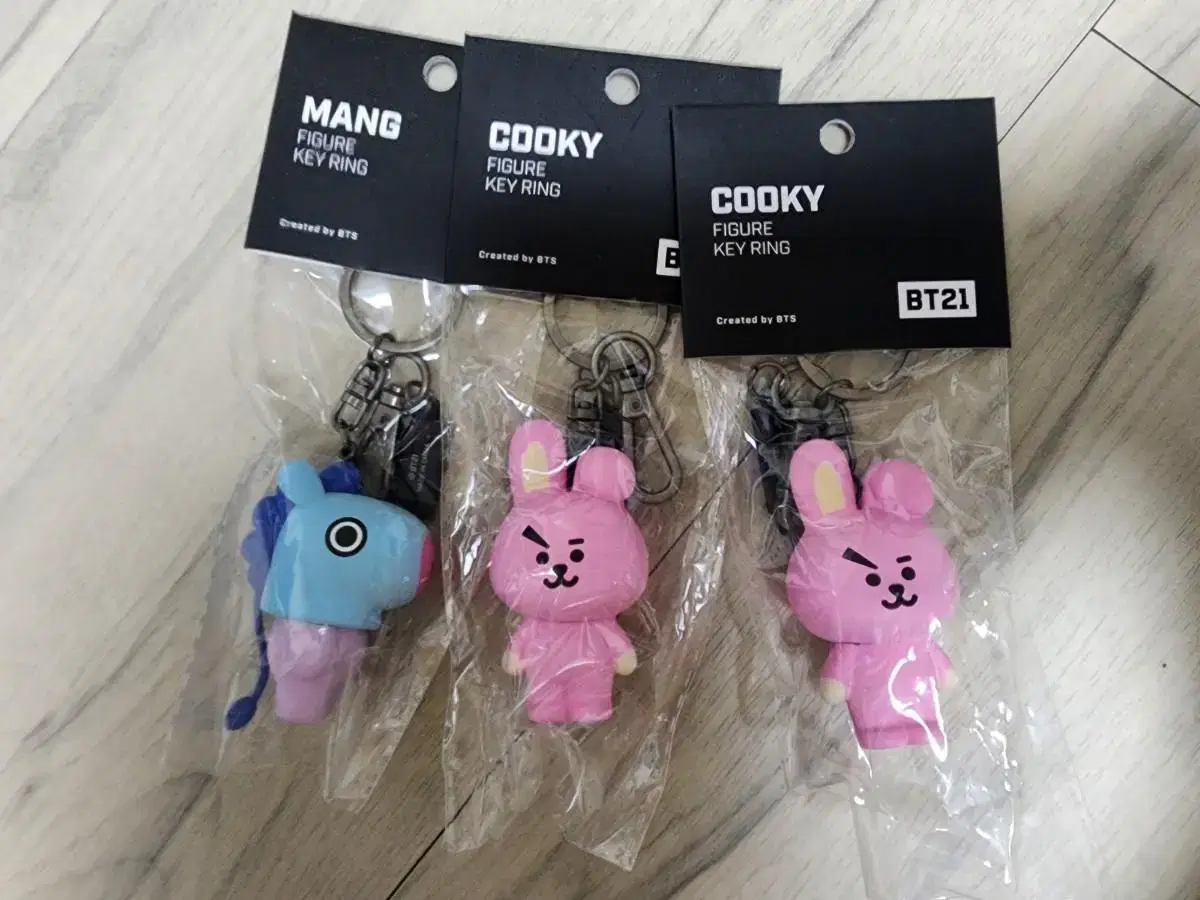 BTS BT21 Figurine Keyring (Unsealed)