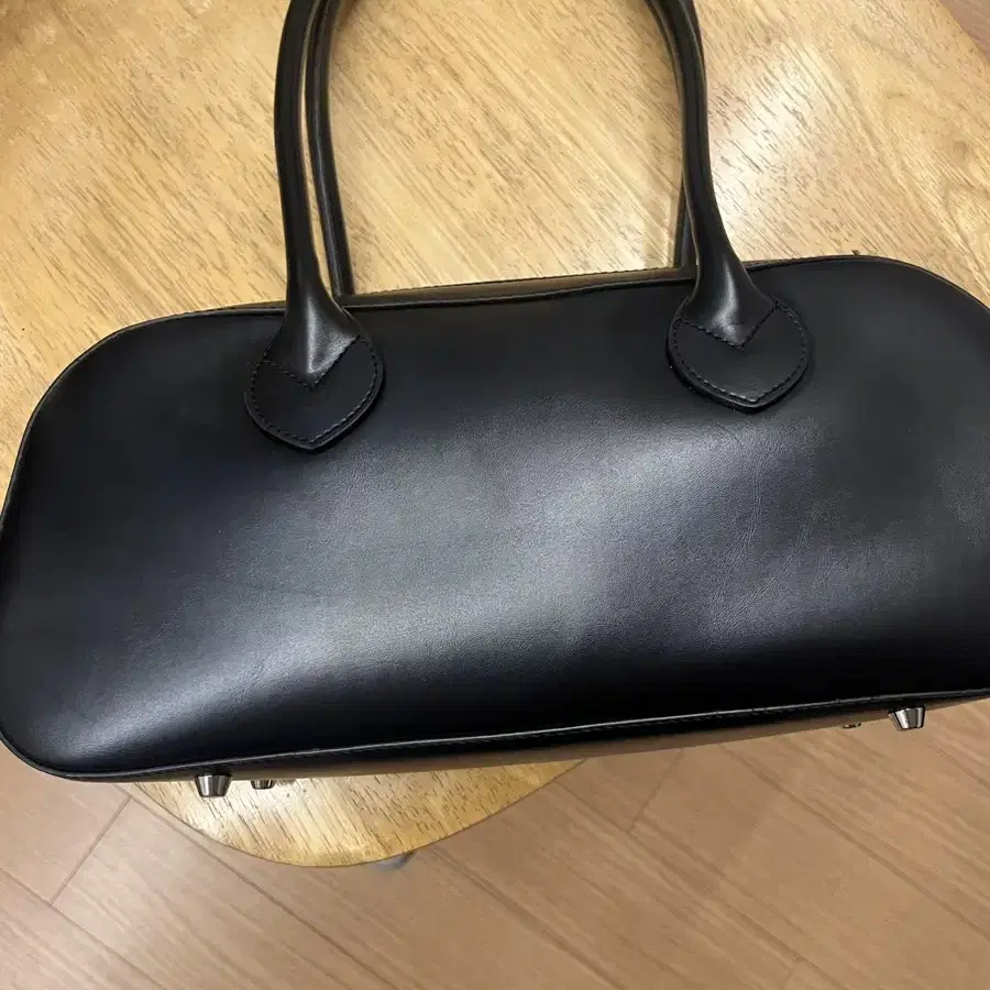 [Poti exclusive]black emboss boston bag