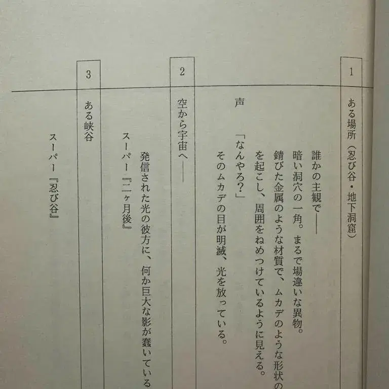 초 레어) 인풍전대 허리켄쟈 제1화 대본 판매합니다