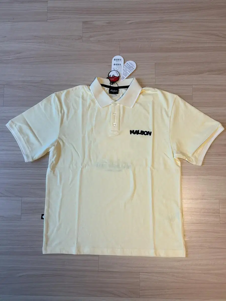 [MALBON 6451] 말본 버킷 폴로티셔츠 YELLOW