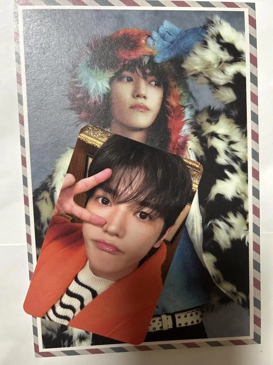 NCT 127 Bidareformi taeyong photocard postcard Set Stereo