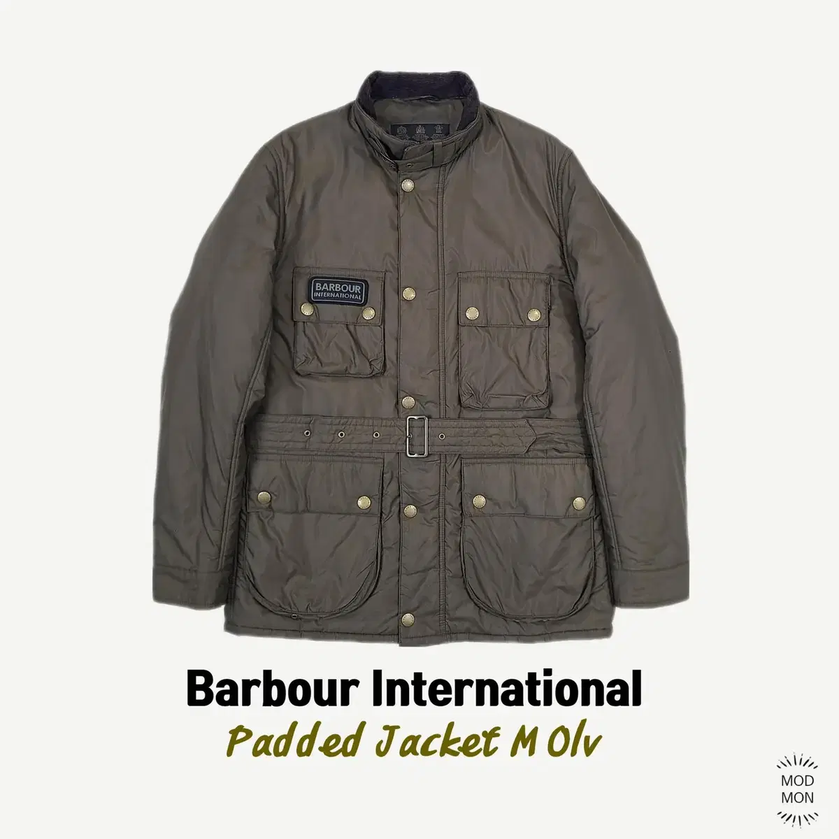 Barbour International Padded Jacket M Olive