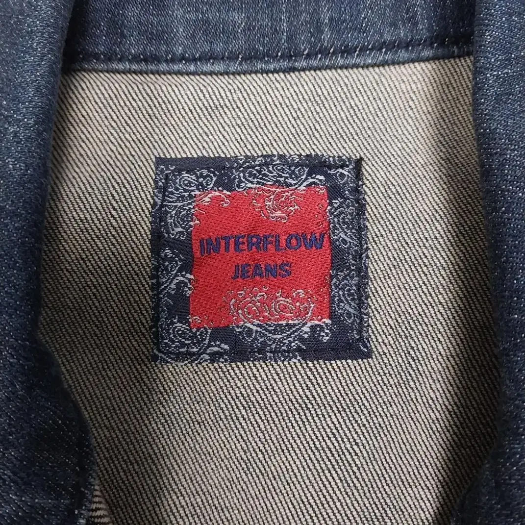 (M) INTERFLOW JEANS 인터플로우 진 크롭 청자켓44-55