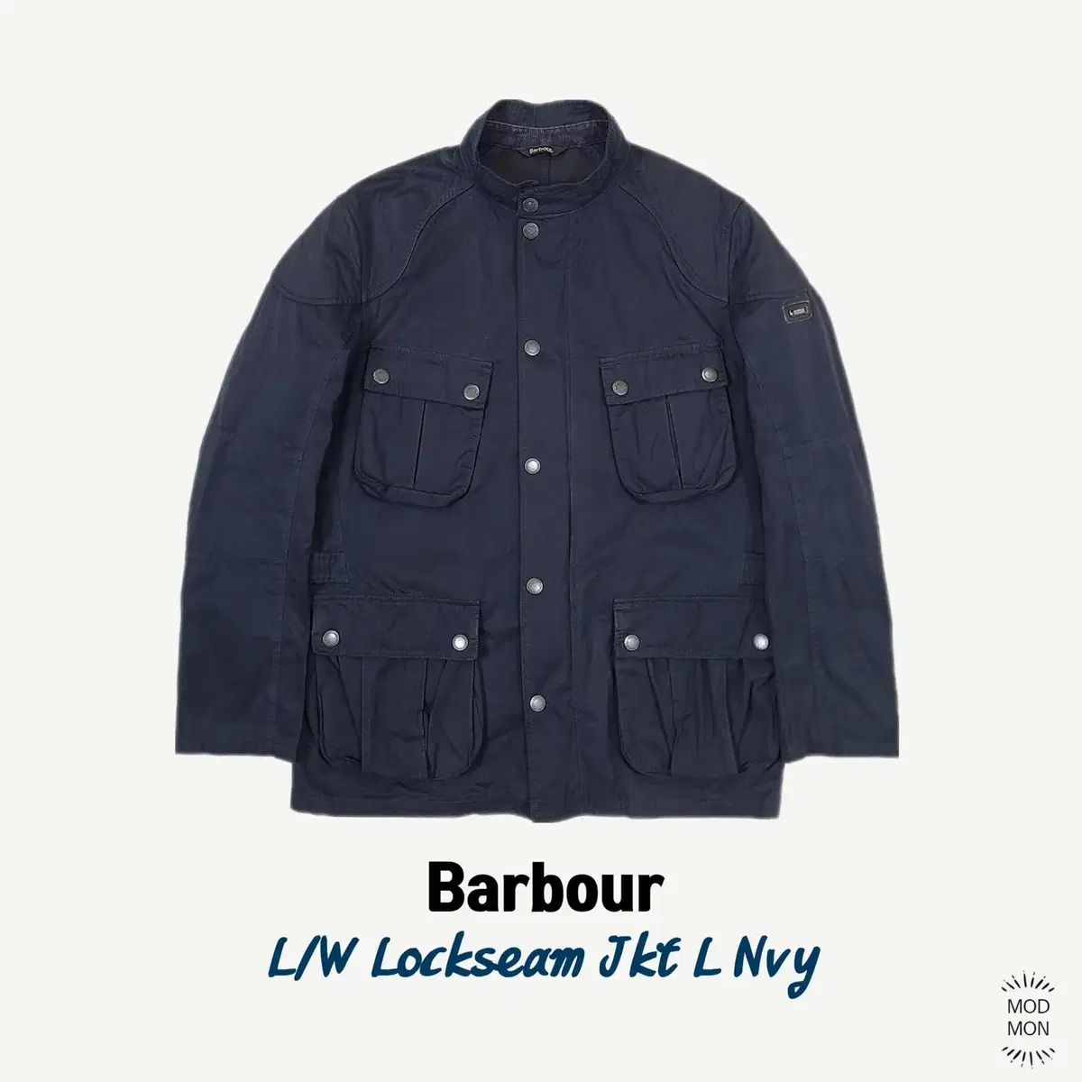 Barbour Lightweight Lockseam Jacket L Navy