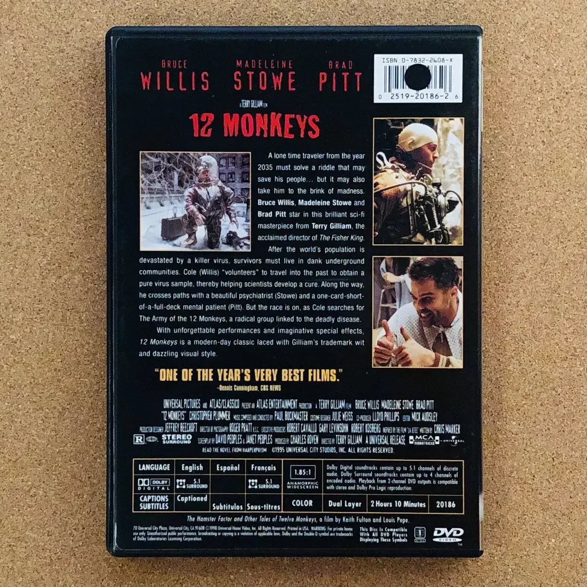 [DVD중고] 12 몽키즈 (12 Monkeys)