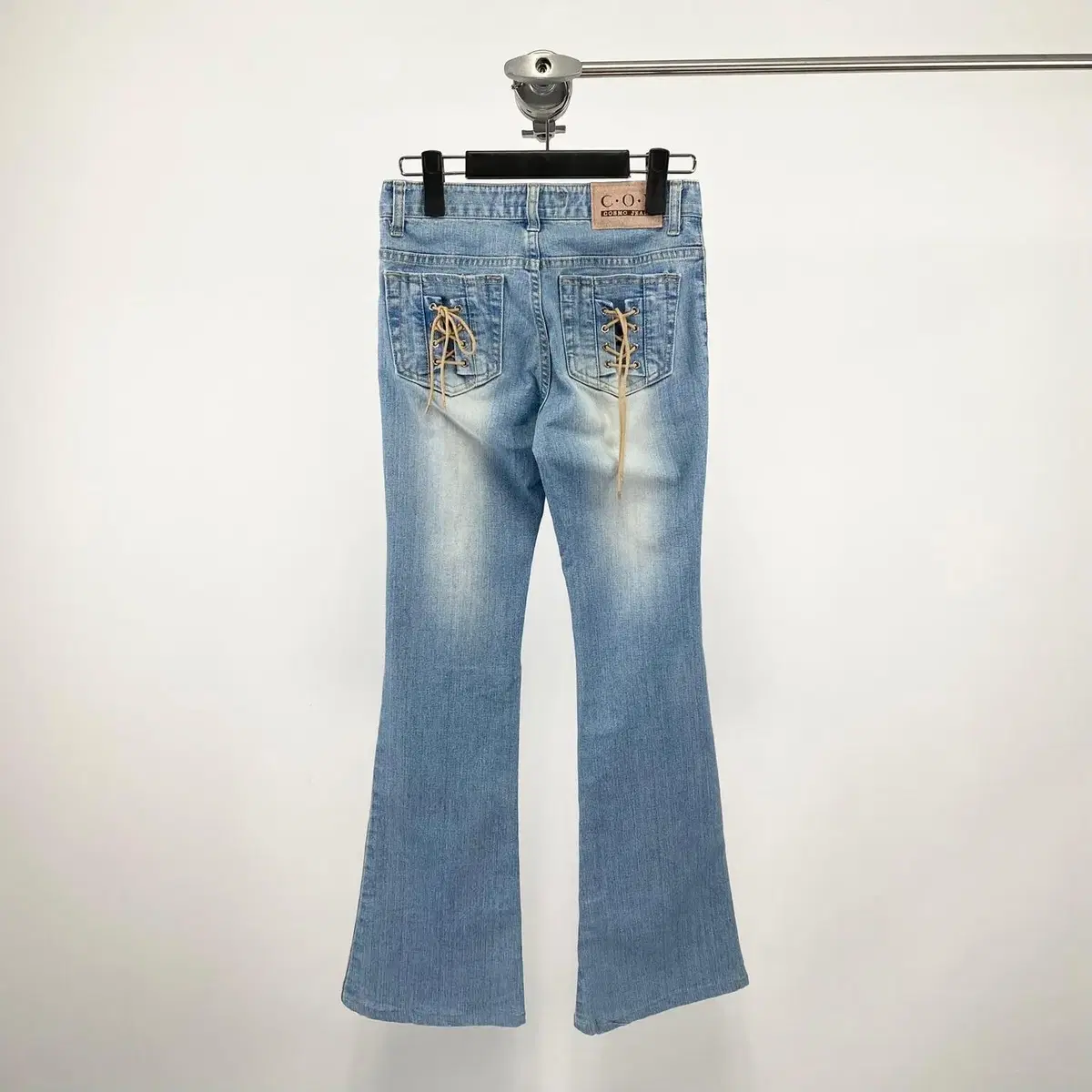 빈티지 COX COSMO JEANS 레이스업 부츠컷 데님팬츠