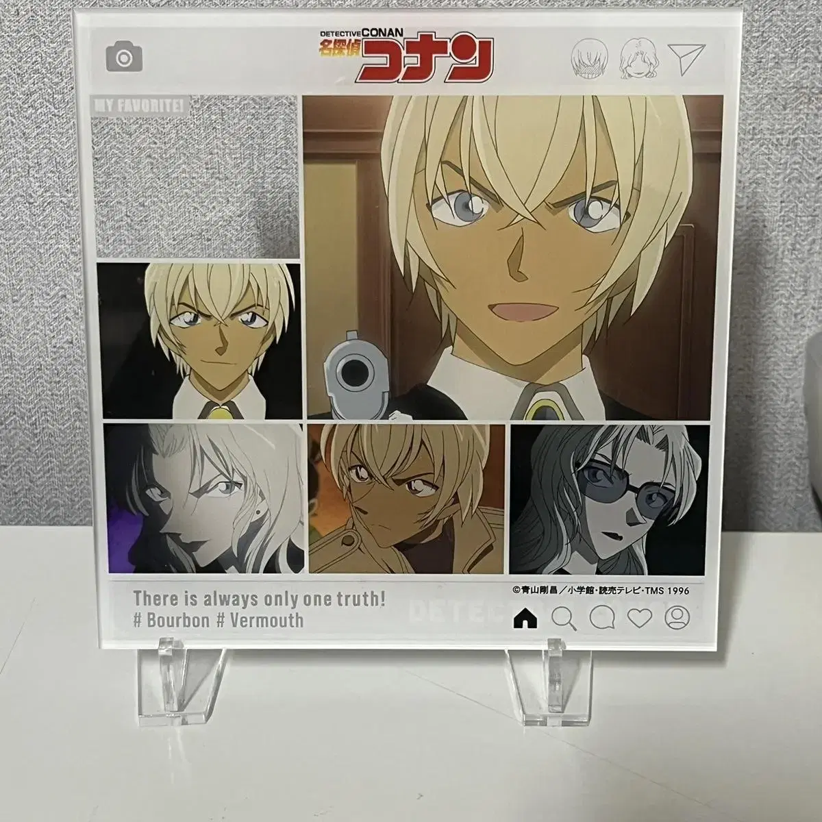 Detective Conan Amuro Tohru Furuya lay Bourbon Instagram acrylic Stand