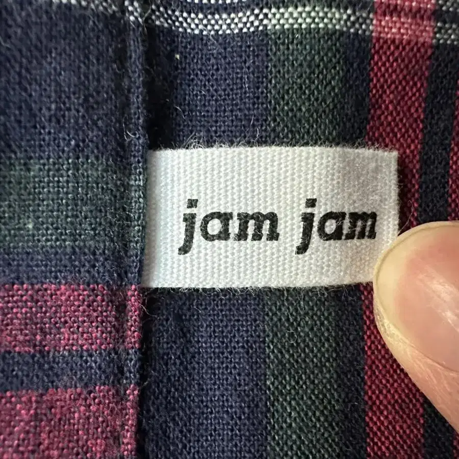 jam jam  체크셔츠 남방 가디건