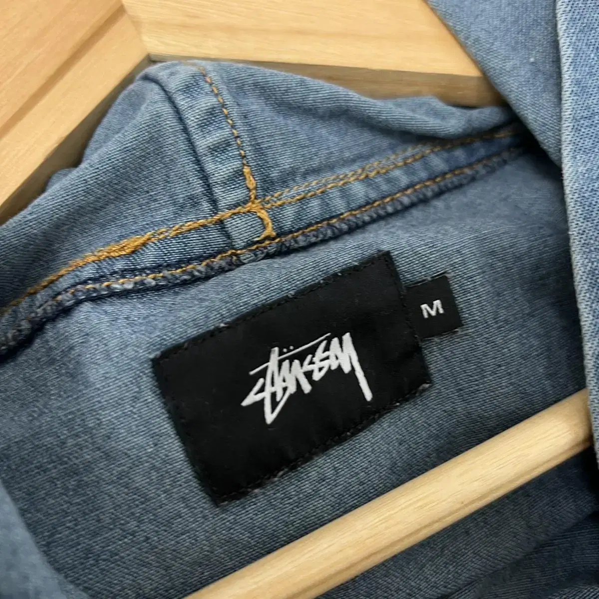 (무료배송) Stussy 스투시 인터네셔날 데님 후드