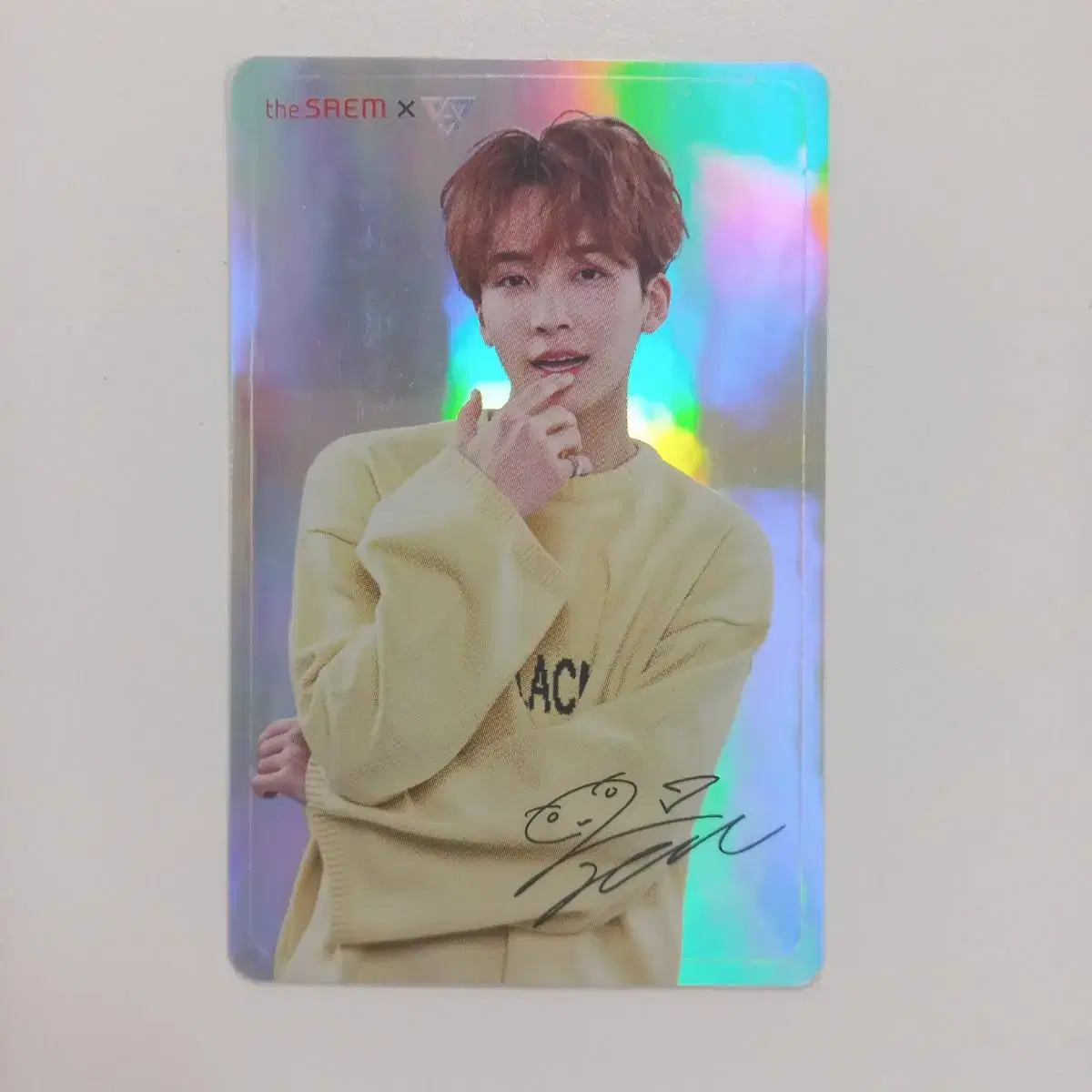 Dersham seventeen jeonghan hologram Photocard