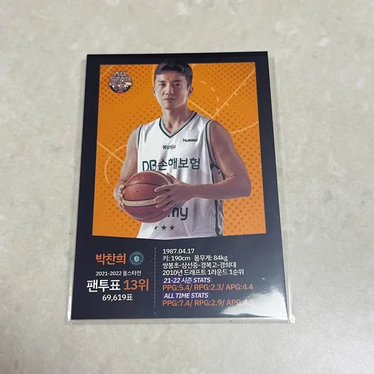 KBL 올스타 카드 박찬희(21-22시즌)