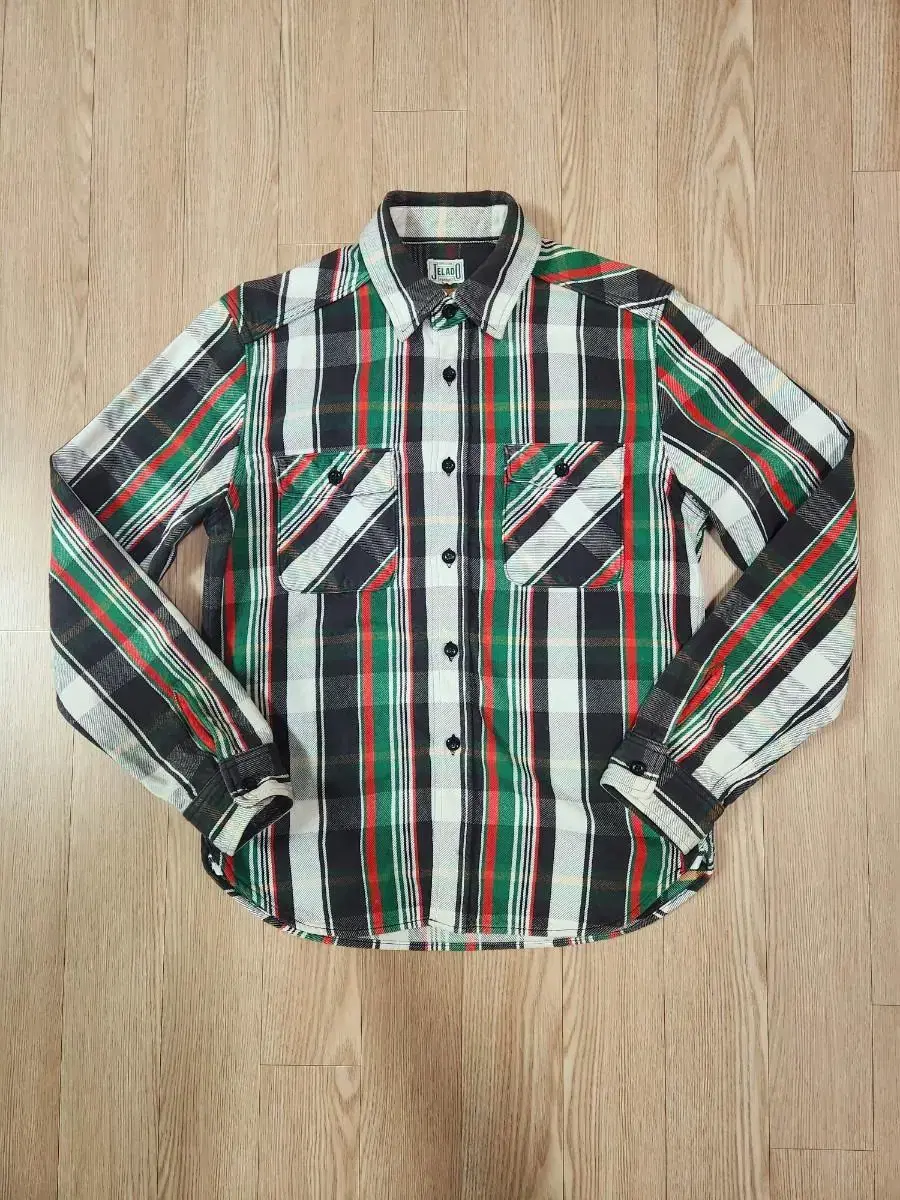 JELADO JAPAN Jelado Green Red Work Shirt