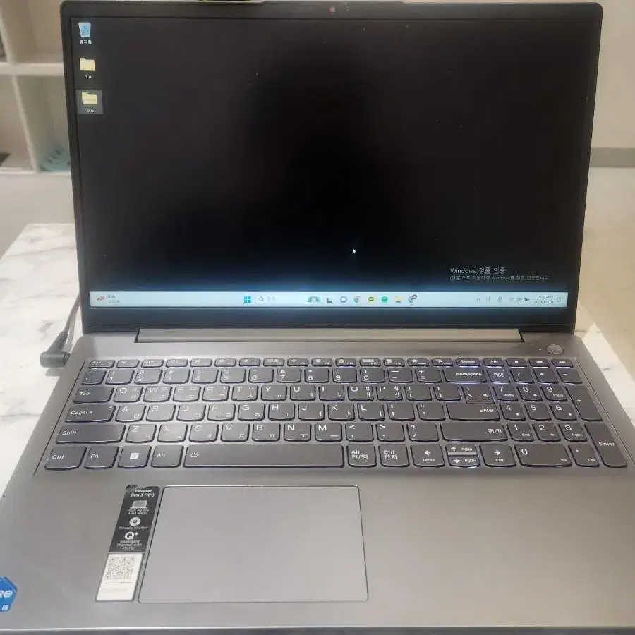 레노버 노트북 IdeaPad Slim 3 중고 싸게판매합니다 직접갑니다